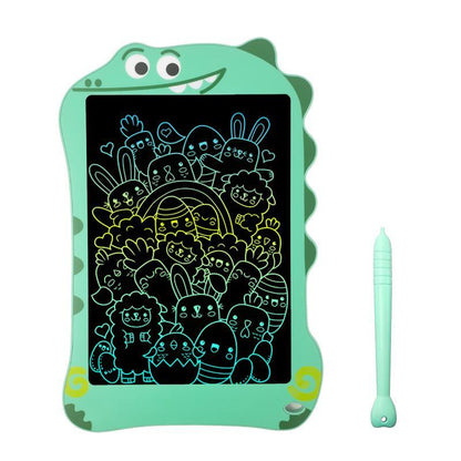 Velec 8.5 Inch Kids Drawing Board, Colorful LCD Writing Tablet, Educational Toy with Stylus, Erasable Screen for Learning & Play, 2 Themes, Gift for Child Birthday Christmas Halloween Easter